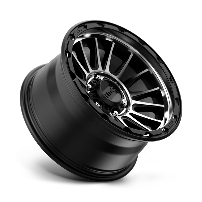 KMC | KM542 IMPACT 17x9.0 ET-12 - SATIN BLACK MACHINED