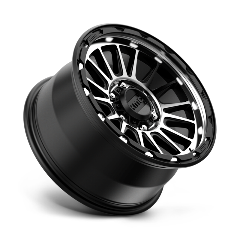 KMC | KM542 IMPACT 17x9.0 ET18 - SATIN BLACK MACHINED