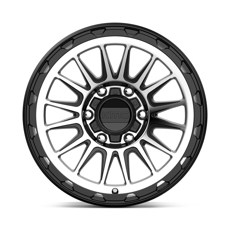 KMC | KM542 IMPACT 17x9.0 ET18 - SATIN BLACK MACHINED