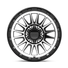 KMC | KM542 IMPACT 17x9.0 ET18 - SATIN BLACK MACHINED