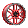 KMC | KM544 MESA 20x9.0 ET25 - CANDY RED W/ BLACK LIP