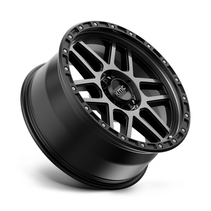 KMC | KM544 MESA 20x9.0 ET18 - SATIN BLACK W/ GRAY TINT