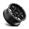 KMC | KM544 MESA 20x9.0 ET18 - SATIN BLACK W/ GLOSS BLACK LIP