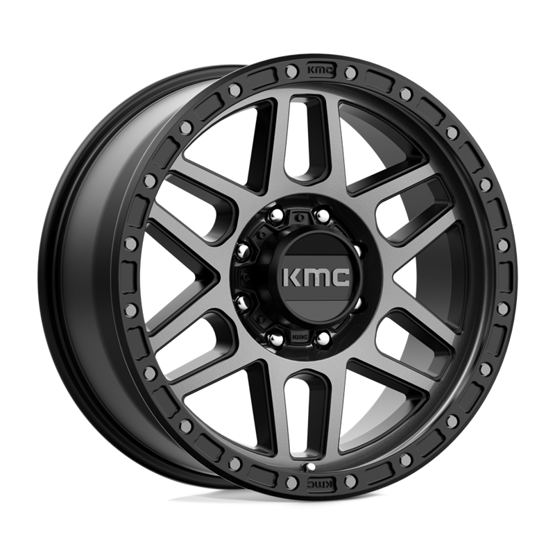 KMC | KM544 MESA 20x9.0 ET18 - SATIN BLACK W/ GRAY TINT
