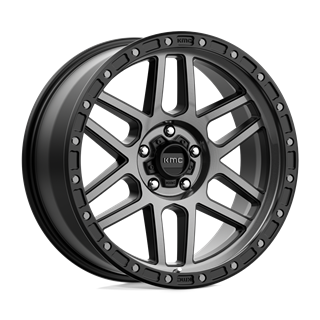 KMC | KM544 MESA 17x8.5 ET0 - SATIN BLACK W/ GRAY TINT