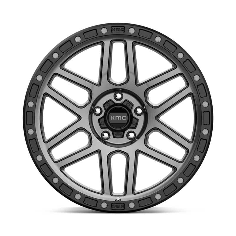 KMC | KM544 MESA 17x8.5 ET0 - SATIN BLACK W/ GRAY TINT