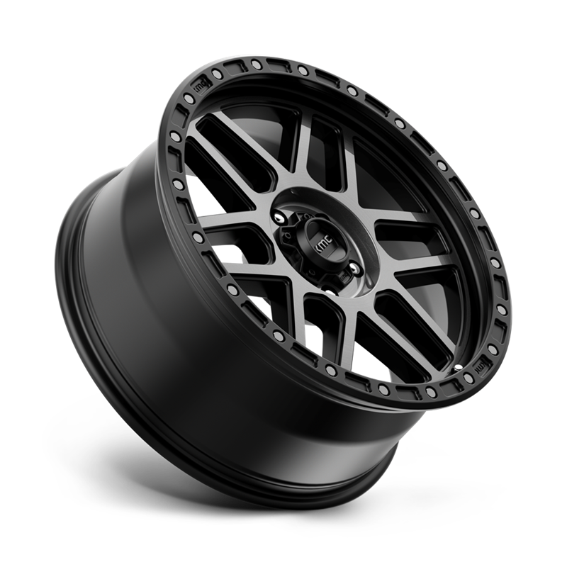KMC | KM544 MESA 17x9.0 ET-12 - SATIN BLACK W/ GRAY TINT