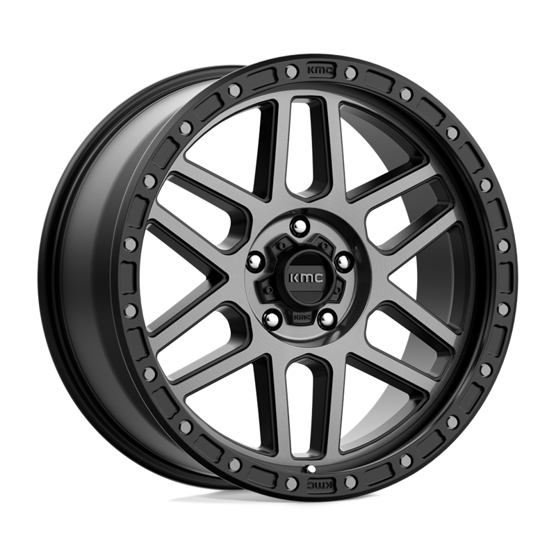 KMC | KM544 MESA 17x9.0 ET18 - SATIN BLACK W/ GRAY TINT
