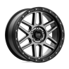 KMC | KM544 MESA 17x9.0 ET18 - SATIN BLACK W/ GRAY TINT