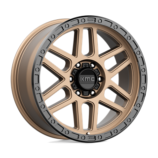 KMC | KM544 MESA 17x9.0 ET18 - MATTE BRONZE W/ BLACK LIP