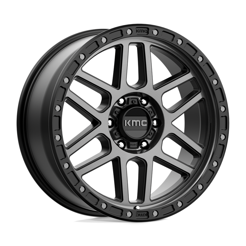 KMC | KM544 MESA 17x9.0 ET18 - SATIN BLACK W/ GRAY TINT