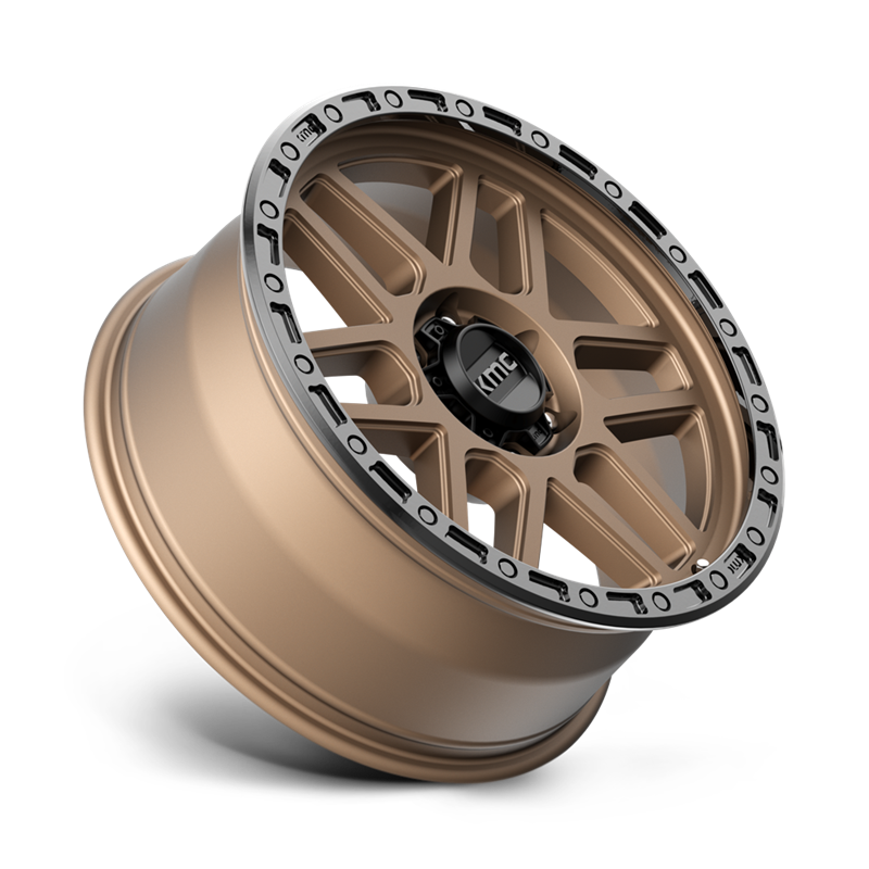 KMC | KM544 MESA 17x9.0 ET18 - MATTE BRONZE W/ BLACK LIP