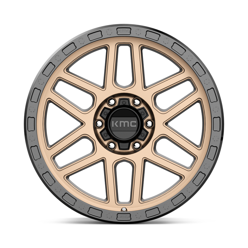 KMC | KM544 MESA 17x9.0 ET18 - MATTE BRONZE W/ BLACK LIP