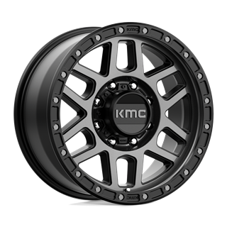 KMC | KM544 MESA 17x9.0 ET18 - SATIN BLACK W/ GRAY TINT
