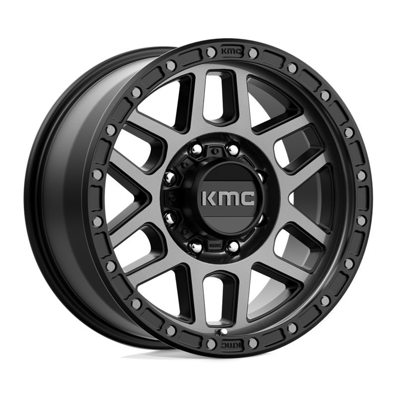 KMC | KM544 MESA 17x9.0 ET18 - SATIN BLACK W/ GRAY TINT