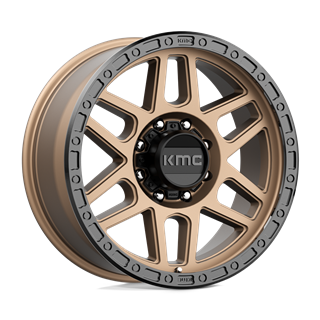 KMC | KM544 MESA 17x9.0 ET18 - MATTE BRONZE W/ BLACK LIP