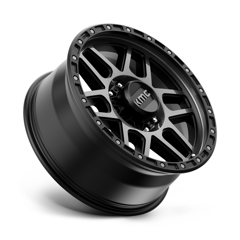 KMC | KM544 MESA 17x9.0 ET18 - SATIN BLACK W/ GRAY TINT