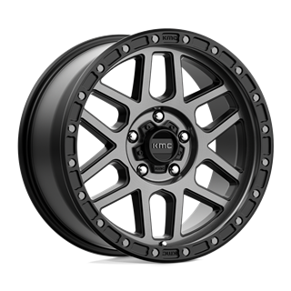 KMC | KM544 MESA 18x9.0 ET25 - SATIN BLACK W/ GRAY TINT