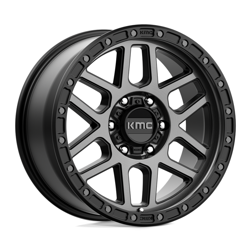 KMC | KM544 MESA 18x9.0 ET18 - SATIN BLACK W/ GRAY TINT