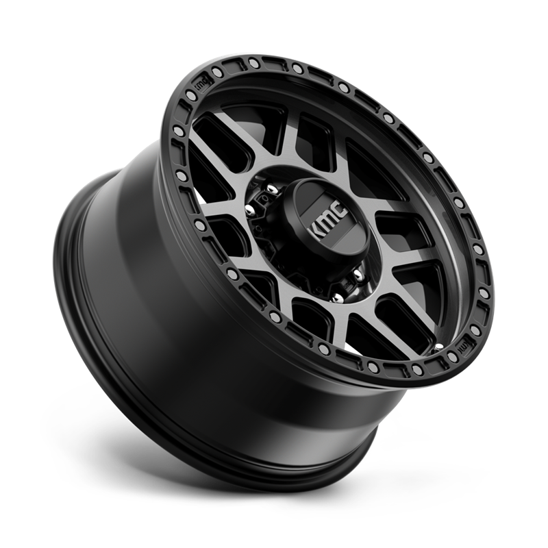 KMC | KM544 MESA 18x9.0 ET18 - SATIN BLACK W/ GRAY TINT