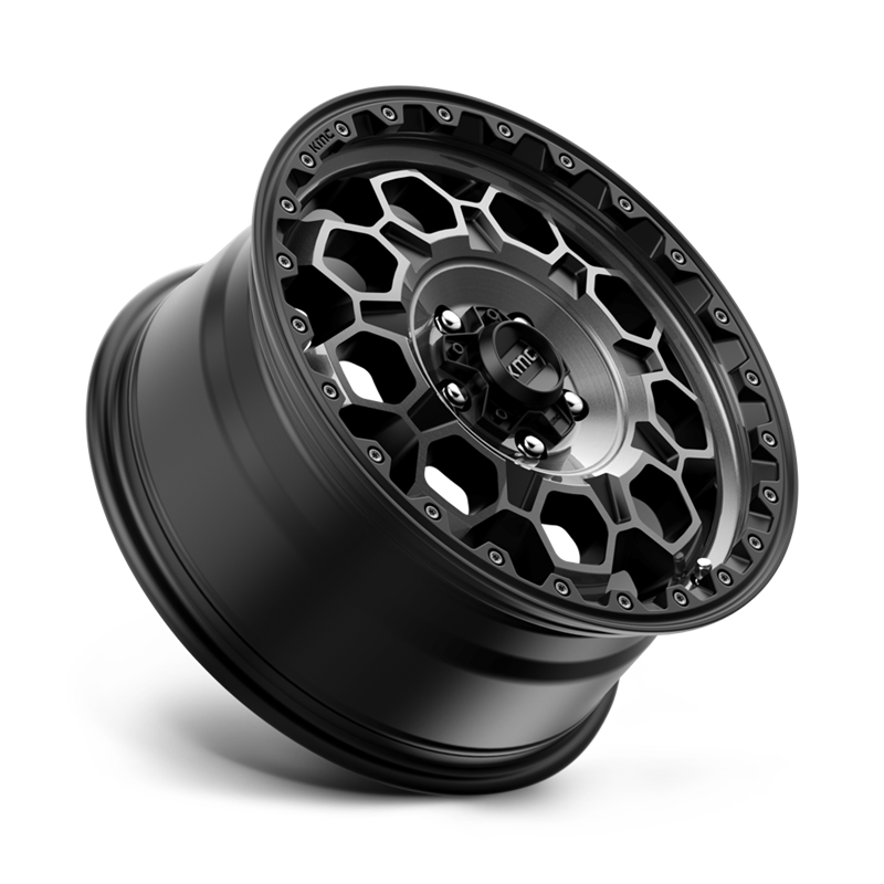 KMC | KM545 TREK 17x8.0 ET38 - SATIN BLACK W/ GRAY TINT
