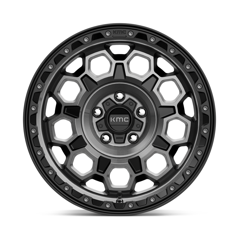 KMC | KM545 TREK 17x8.0 ET38 - SATIN BLACK W/ GRAY TINT