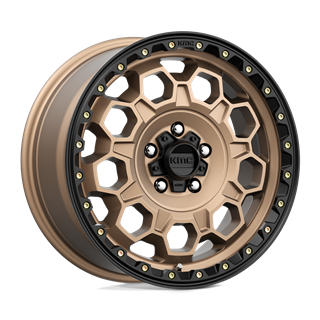 KMC | KM545 TREK 17x8.0 ET20 - MATTE BRONZE W/ BLACK LIP
