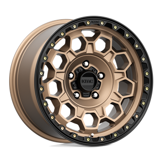 KMC | KM545 TREK 17x9.0 ET0 - MATTE BRONZE W/ BLACK LIP