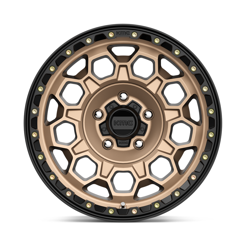 KMC | KM545 TREK 17x9.0 ET0 - MATTE BRONZE W/ BLACK LIP