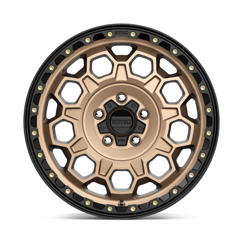 KMC | KM545 TREK 17x9.0 ET-12 - MATTE BRONZE W/ BLACK LIP