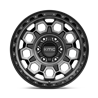 KMC | KM545 TREK 17x9.0 ET18 - SATIN BLACK W/ GRAY TINT
