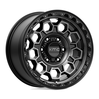 KMC | KM545 TREK 17x9.0 ET0 - SATIN BLACK W/ GRAY TINT
