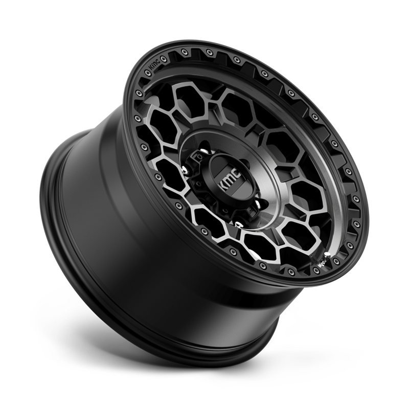 KMC | KM545 TREK 17x9.0 ET0 - SATIN BLACK W/ GRAY TINT