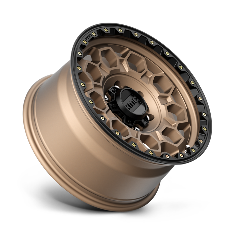KMC | KM545 TREK 17x9.0 ET0 - MATTE BRONZE W/ BLACK LIP