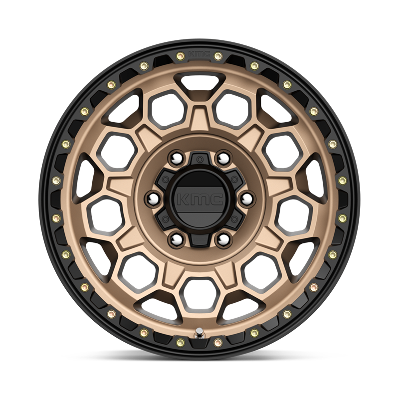 KMC | KM545 TREK 17x9.0 ET0 - MATTE BRONZE W/ BLACK LIP