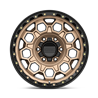 KMC | KM545 TREK 17x9.0 ET0 - MATTE BRONZE W/ BLACK LIP