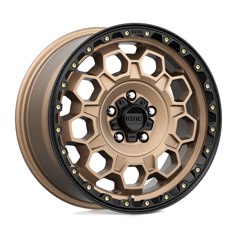 KMC | KM545 TREK 17x9.0 ET-12 - MATTE BRONZE W/ BLACK LIP
