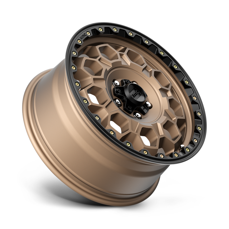 KMC | KM545 TREK 17x9.0 ET-12 - MATTE BRONZE W/ BLACK LIP