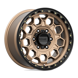 KMC | KM545 TREK 17x9.0 ET18 - MATTE BRONZE W/ BLACK LIP