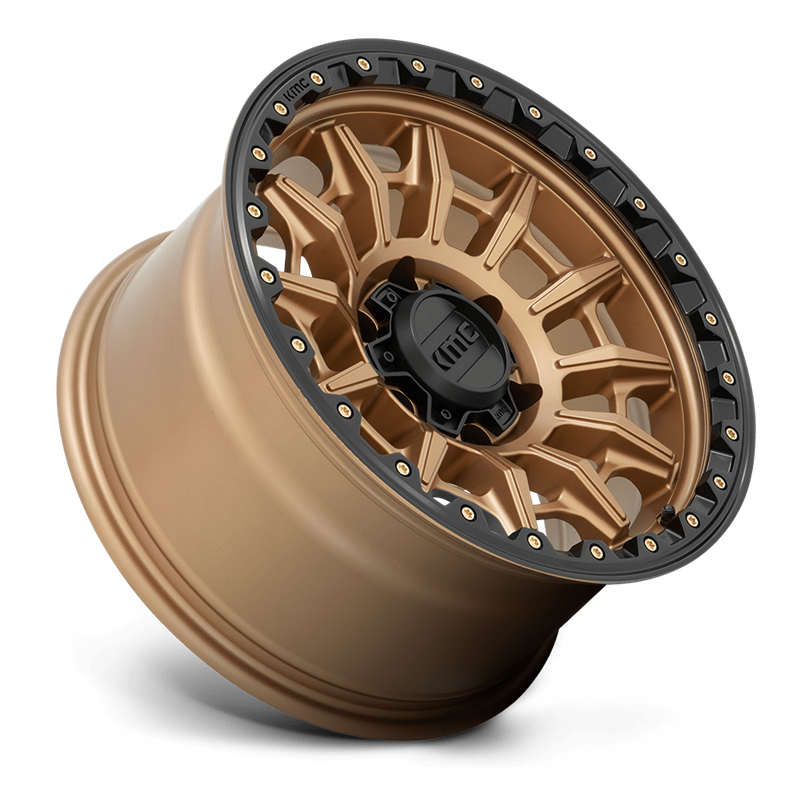 KMC | KM547 CARNAGE 17x9.0 ET0 - MATTE BRONZE W/ BLACK LIP