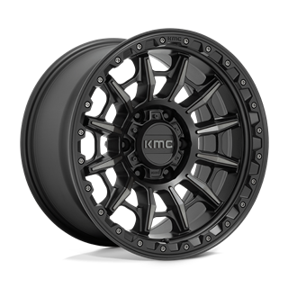 KMC | KM547 CARNAGE 17x9.0 ET0 - SATIN BLACK W/ GRAY TINT