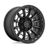 KMC | KM547 CARNAGE 17x9.0 ET0 - SATIN BLACK W/ GRAY TINT