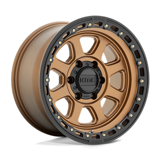 KMC | KM548 CHASE 20x9.0 ET0 - MATTE BRONZE W/ BLACK LIP