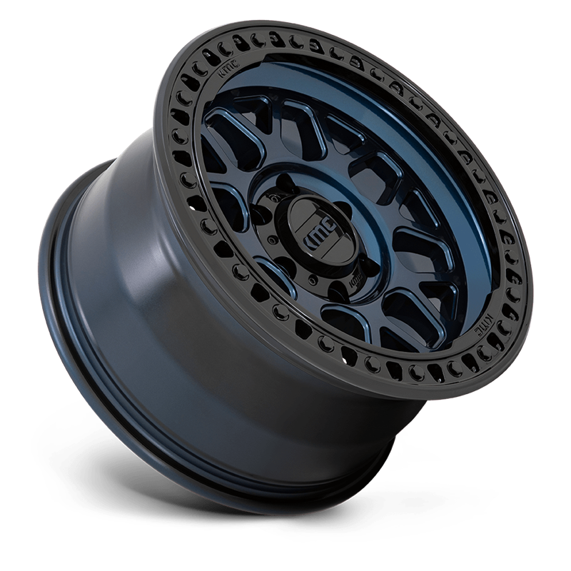 KMC | KM549 GRS 17x9.0 ET-12 - MIDNIGHT BLUE W/ GLOSS BLACK LIP