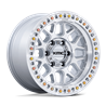 KMC | KM549 GRS 18x8.5 ET0 - GLOSS SILVER W/ MACHINED FACE