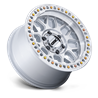 KMC | KM549 GRS 18x8.5 ET0 - GLOSS SILVER W/ MACHINED FACE