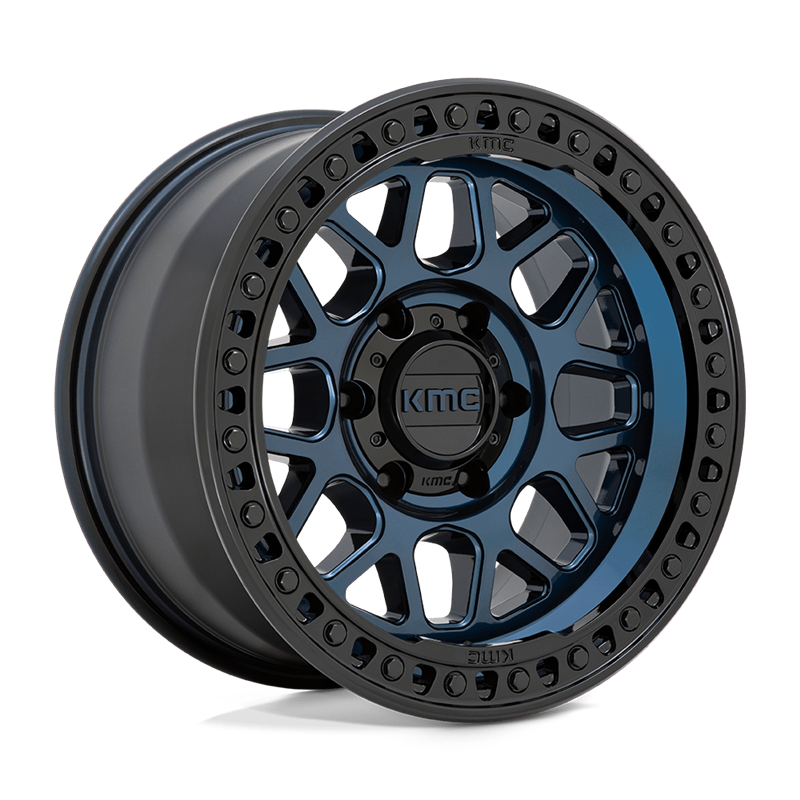 KMC | KM549 GRS 18x9.0 ET18 - MIDNIGHT BLUE W/ GLOSS BLACK LIP