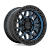 KMC | KM549 GRS 18x9.0 ET18 - MIDNIGHT BLUE W/ GLOSS BLACK LIP