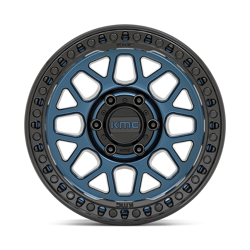 KMC | KM549 GRS 18x9.0 ET18 - MIDNIGHT BLUE W/ GLOSS BLACK LIP
