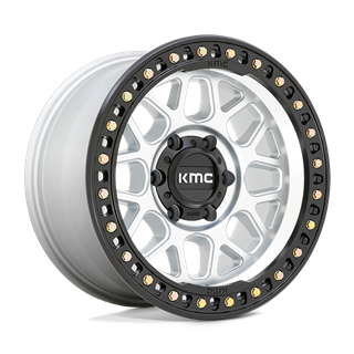 KMC | KM549 GRS 18x9.0 ET18 - MACHINED W/ SATIN BLACK LIP
